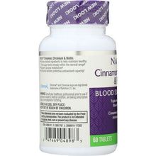 Load image into Gallery viewer, NATROL: Cinnamon Biotin Chromium, 60 tablets