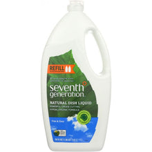 Load image into Gallery viewer, SEVENTH GENERATION: Natural Dish Liquid Free & Clear, 50 oz