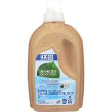 Load image into Gallery viewer, SEVENTH GENERATION: Natural Laundry Detergent 4X Free & Clear, 50 Oz