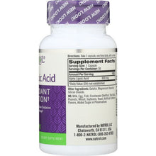 Load image into Gallery viewer, NATROL: Alpha Lipoic Acid 600 mg, 30 Capsules
