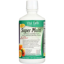 Load image into Gallery viewer, VITAL EARTH MINERALS: Super Multi Liquid Vitamins, 32 oz

